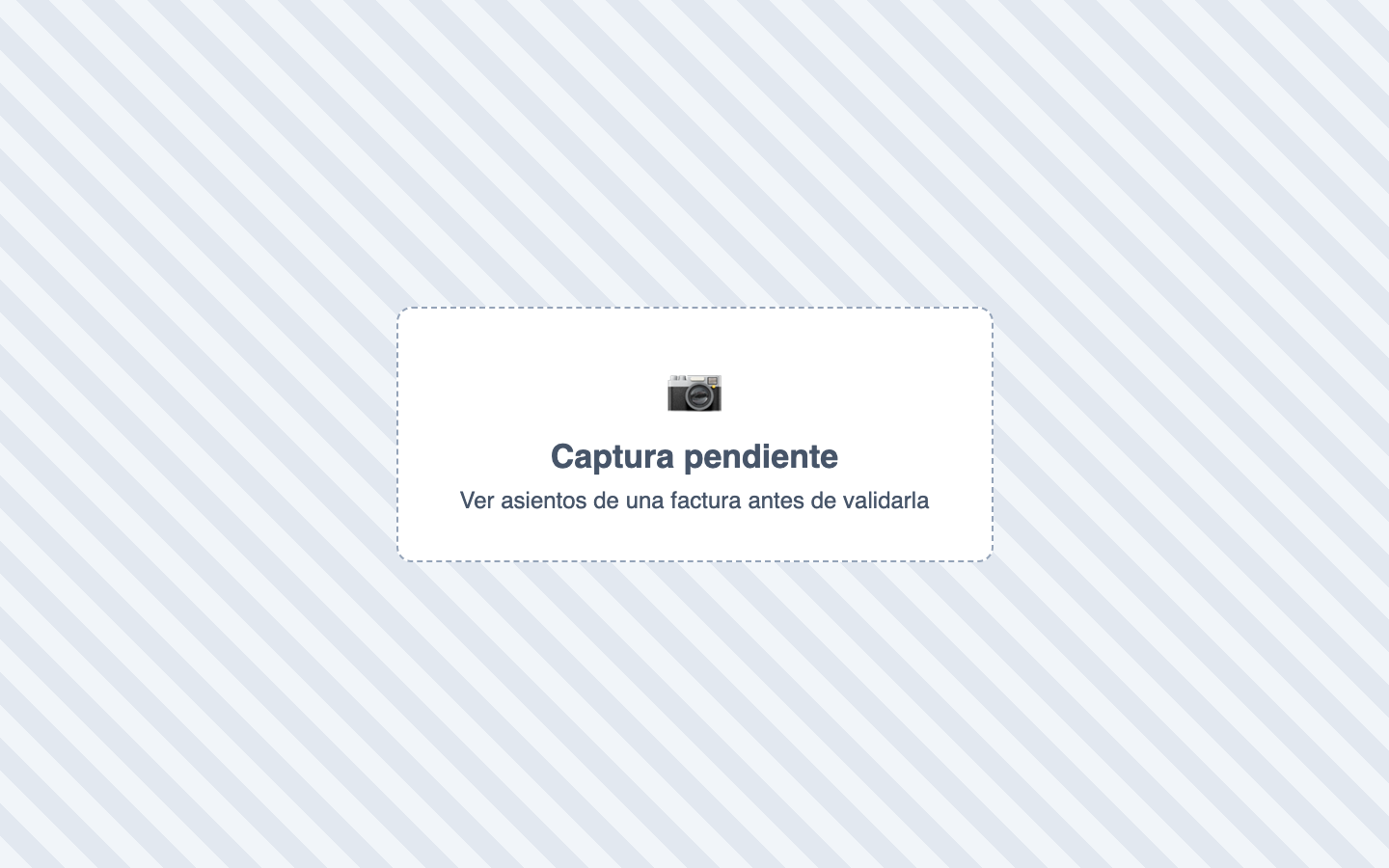 Ver asientos de una factura antes de validarla