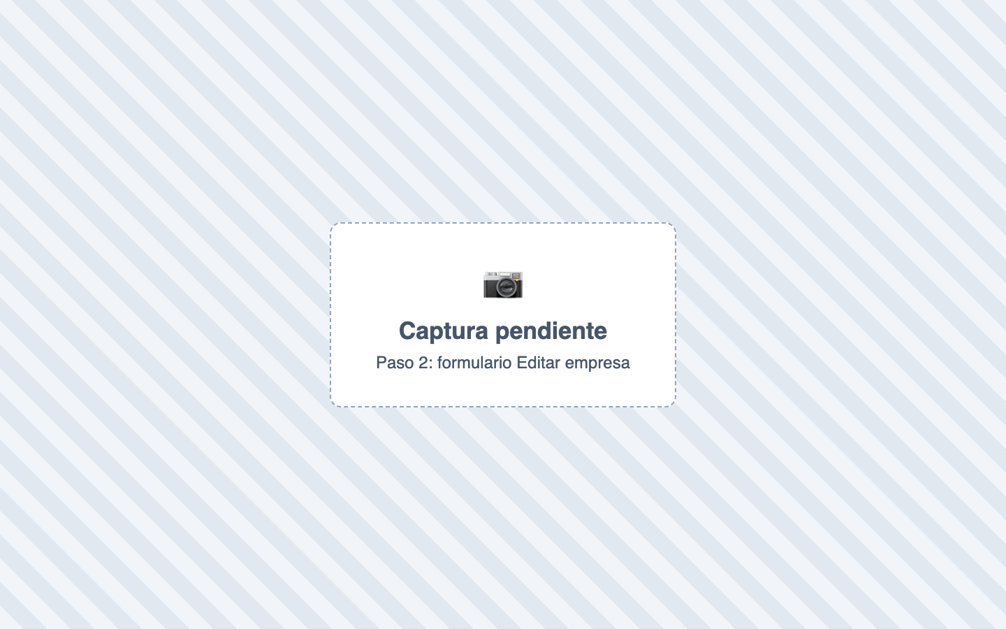 Paso 2: formulario Editar empresa