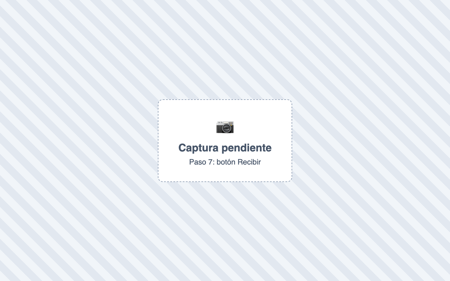Paso 7: botón Recibir